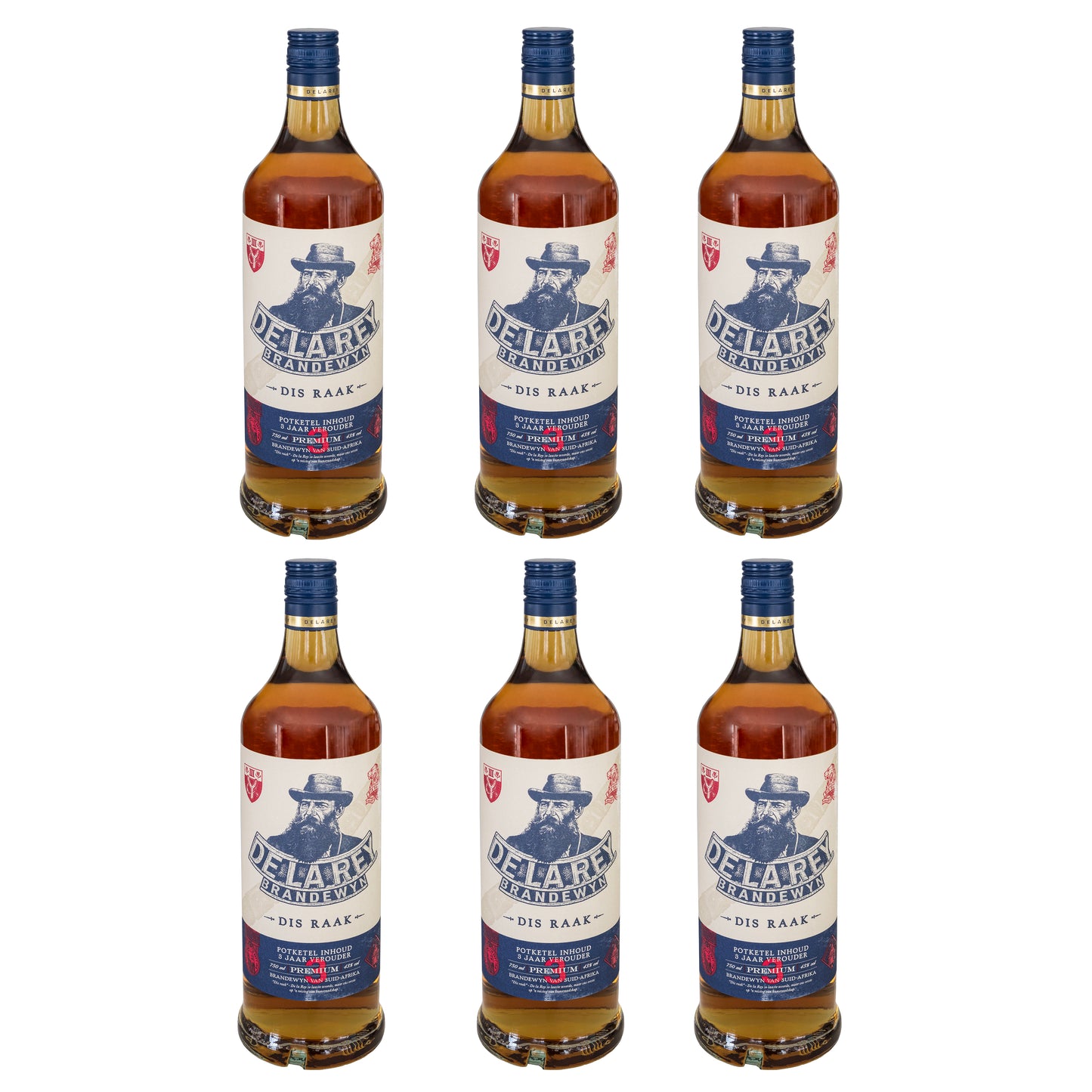 De la Rey Brandewyn (6x750ml)