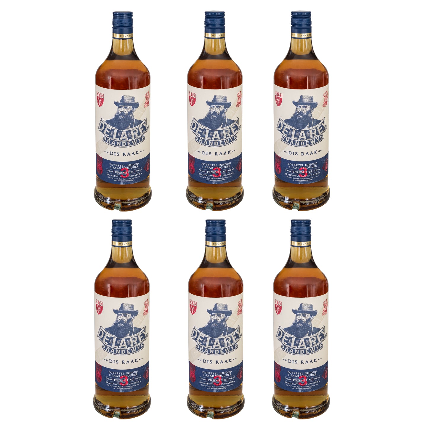 De la Rey Brandewyn (6x750ml)